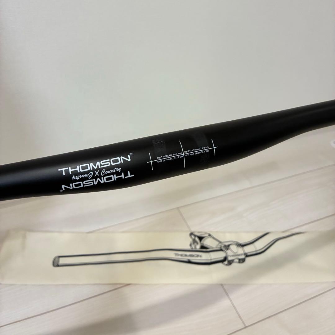 パーツ THOMSON CARBON FLAT BAR 31.8 730mm