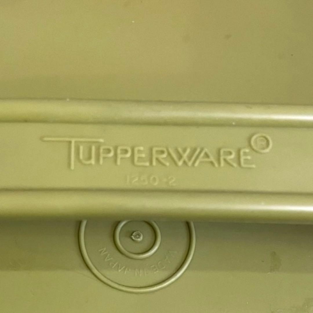 ♡美品♡ Tupperware　2段重箱　大① グリーン　タッパーウェア
