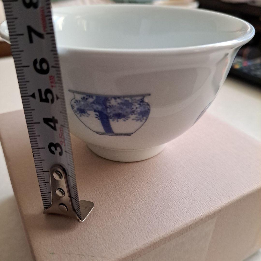 [深川製磁] ブルーチャイナ　飯碗 小型
