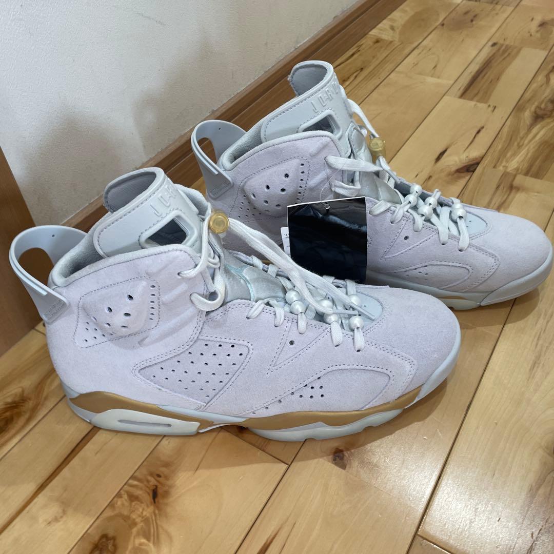 新品未使用W Air Jordan 6 Retro \"Pearl\" 28.5cm