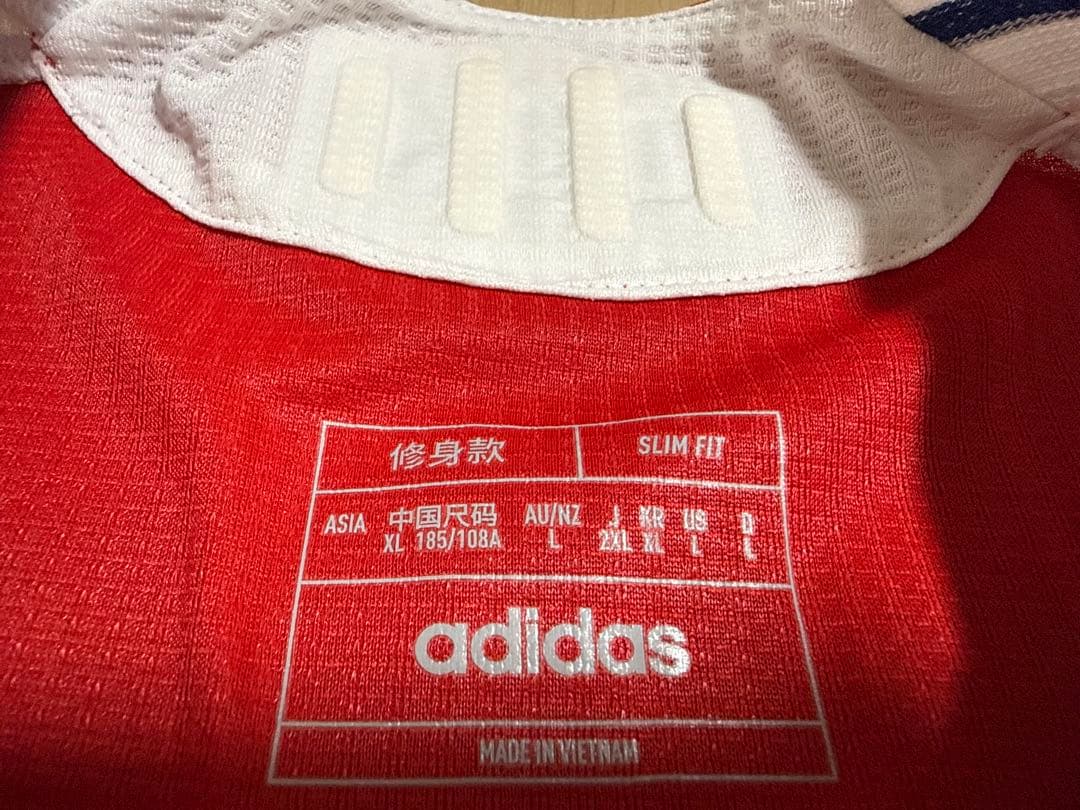 adidasアディダス アーセナル ライス オーセンティック フルパッチ 2XL