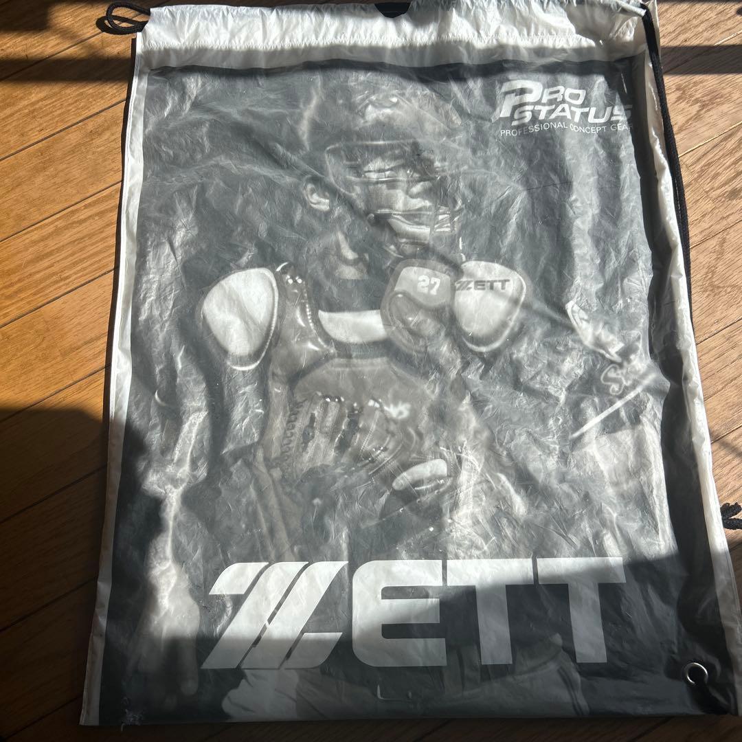 ZETT 硬式グローブ 黒　左投げ用