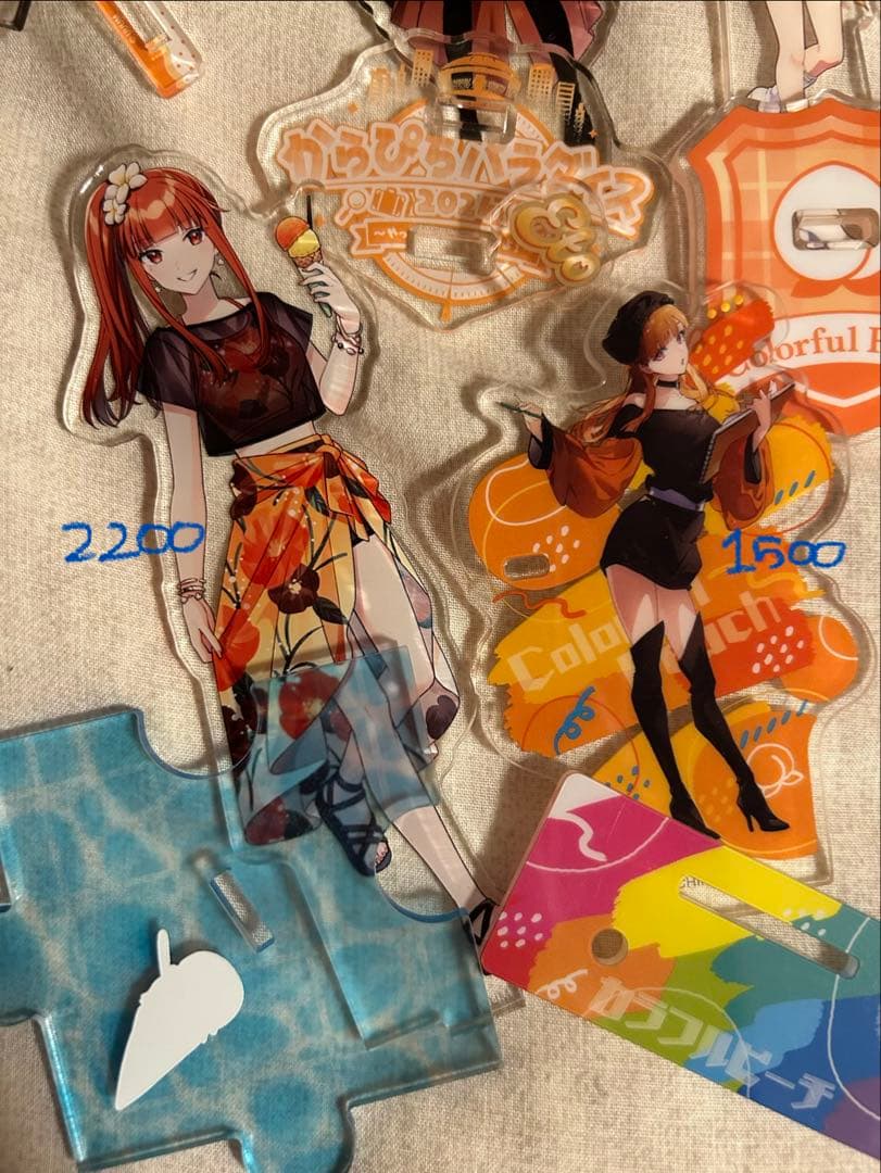 バラ売り⭕️ えと カラフルピーチ アクスタ からぴち
