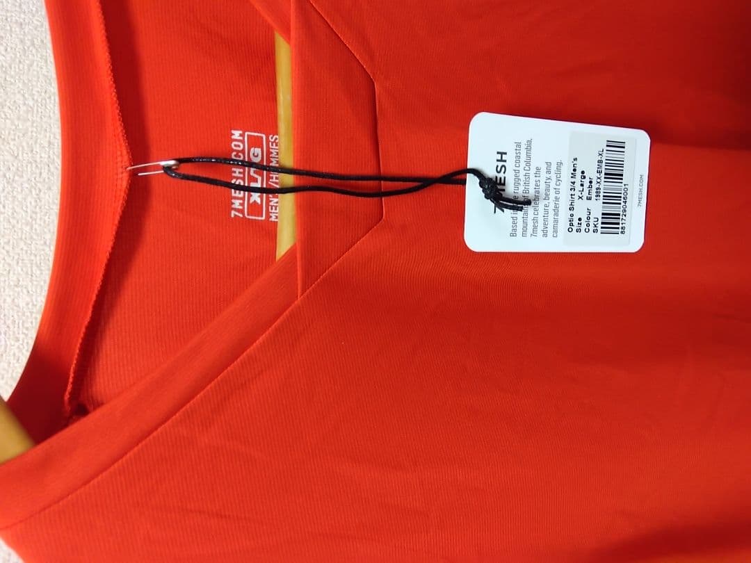 ウェア 7mesh Mens Optic 3/4 Long Sleeve Jersey