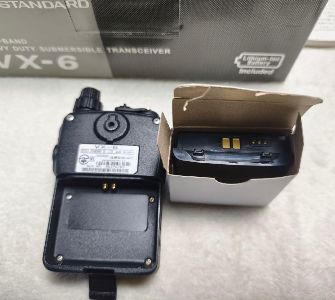 STANDARD デュアルバンドトランシーバー　VX-6 （バッテリー新品）