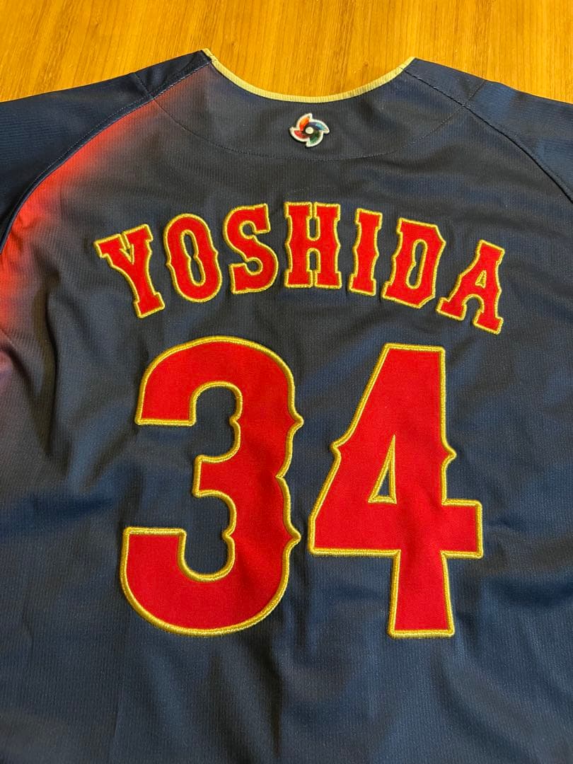 2026 ＷＢＣレプリカユニフォーム(ビジター) 吉田正尚選手 34番