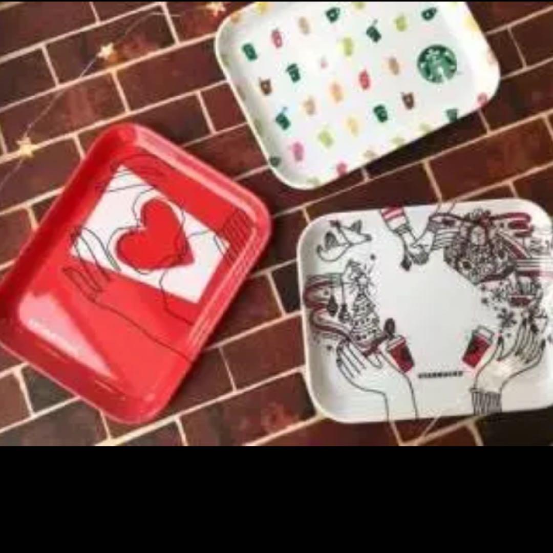 非売品 スターバックス クリスマス トレー 3枚