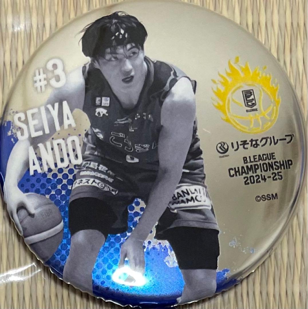 Bリーグ島根スサノオマジックCS出場記念缶バッジセット　安藤誓哉選手他