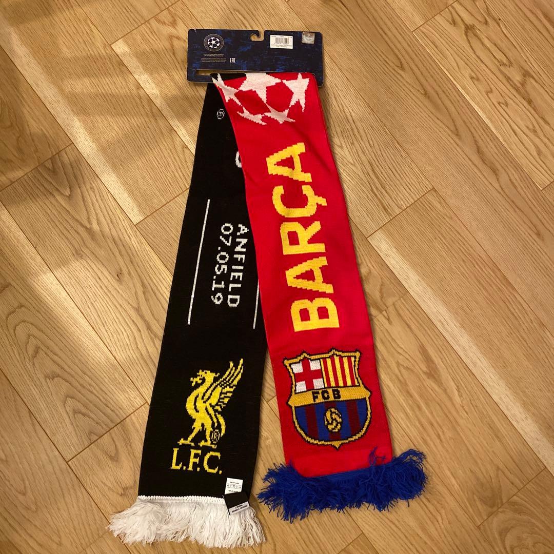 リバプールFC バルセロナ スカーフ
