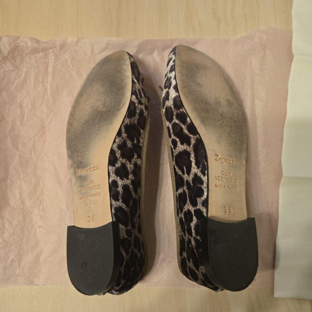 Repetto　雅姫さん×レペット　レオパード柄サンドリオン