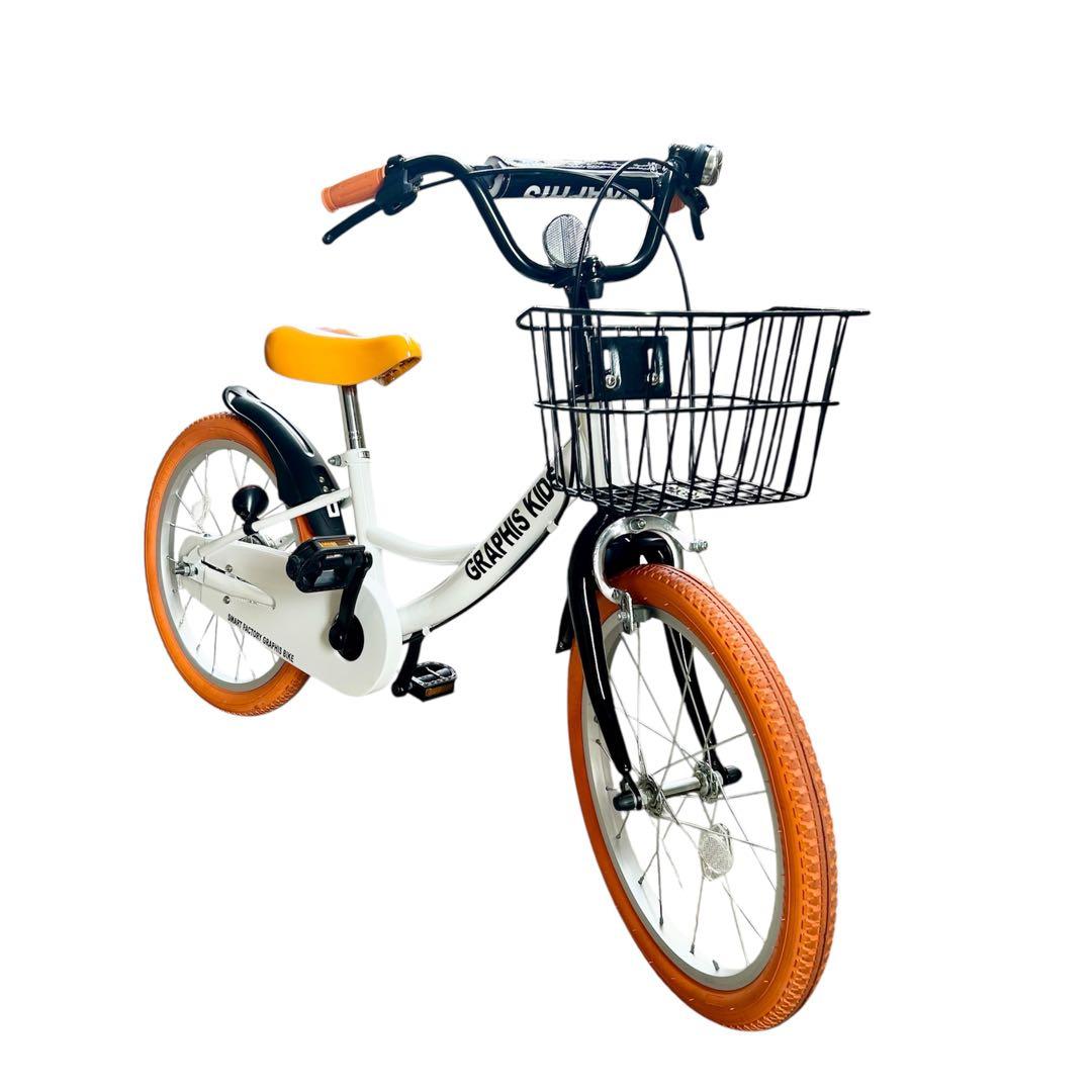 美品　GRAPHIS子供用 自転車 18インチ 補助輪付き　引取限定　東京