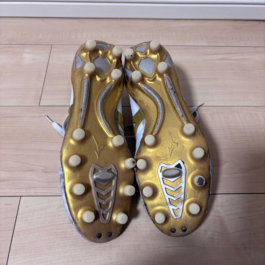 サッカースパイク　ミズノ　モレリアネオ2 ビクトリーゴールド 26.5cm