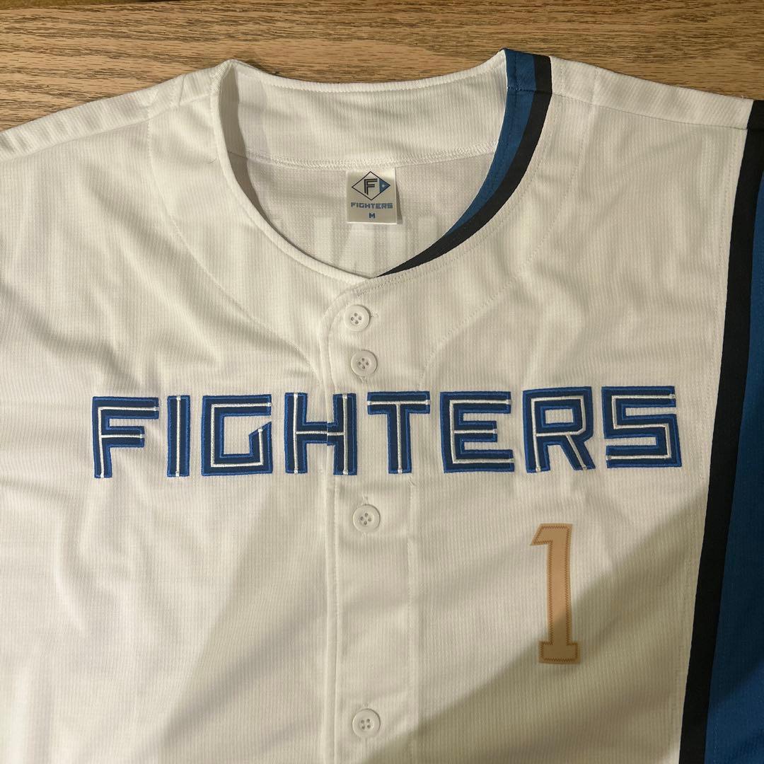FIGHTERS レプリカユニフォーム ホーム Mサイズ 新庄♯1