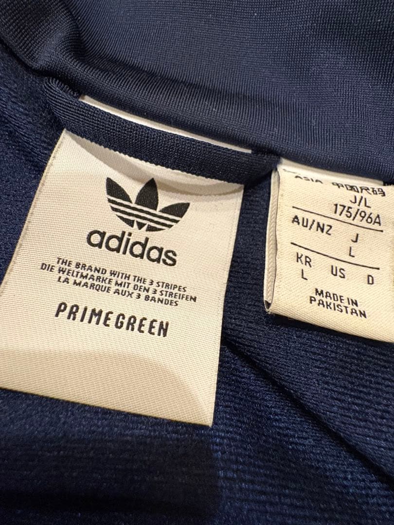 adidas トラックジャケット ネイビー