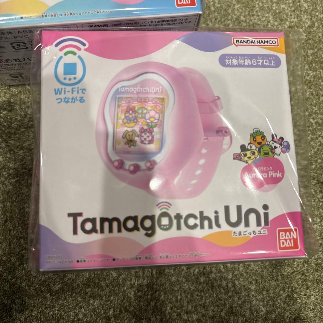 たまごっちuni 限定カラー　プリズムホワイト　オーロラピンク　2個セット