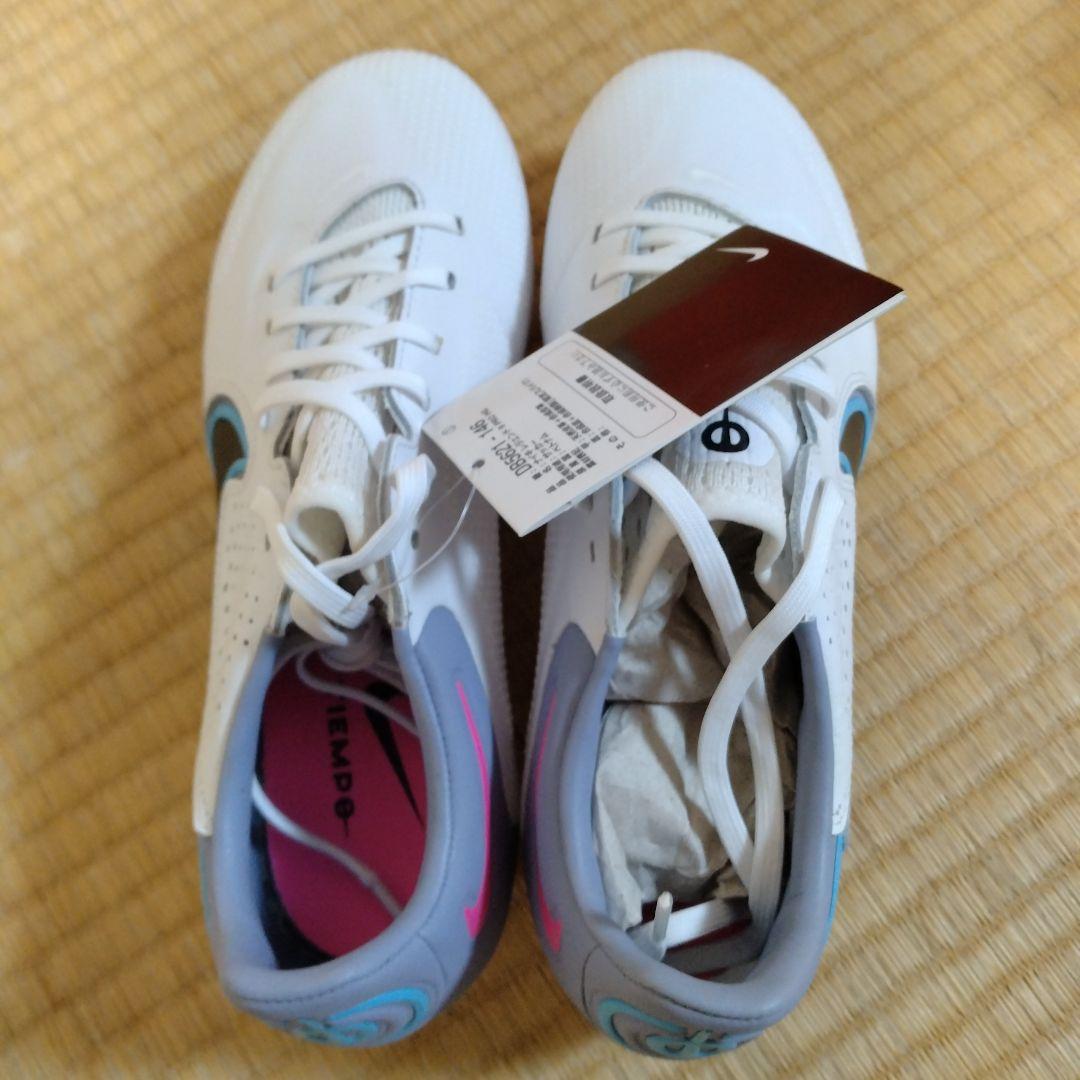 Nike Tiempo サッカーシューズ ホワイト/ブルー/ピンク24.5センチ