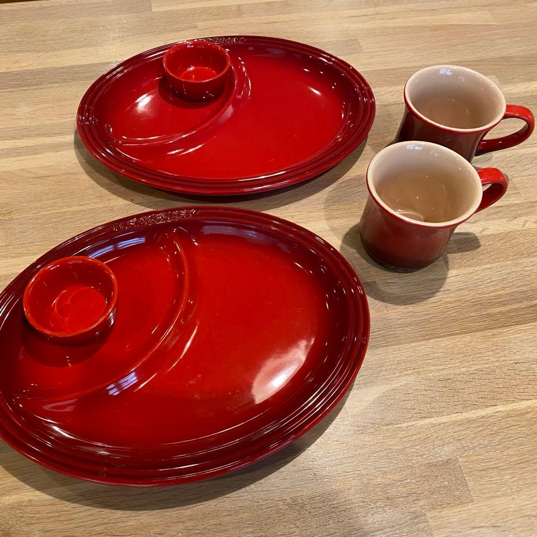 LE CREUSET チェリーレッド 6点セット