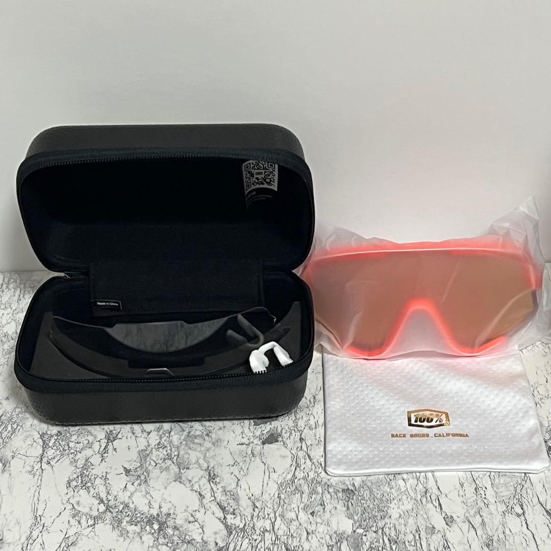 100% ワンハンドレッド サングラス Glendale Neon Orange