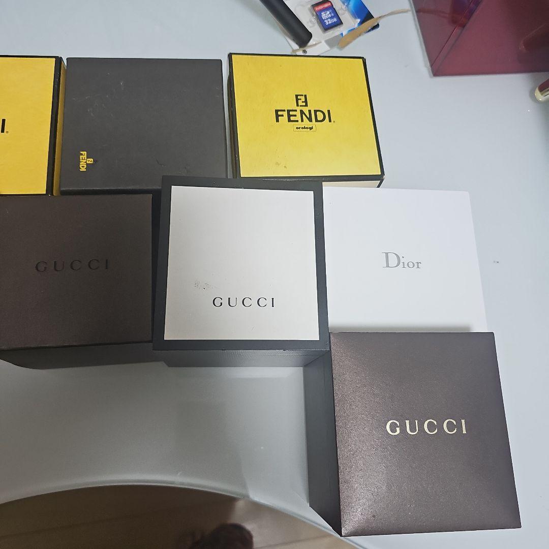 GUCCI FENDI Dior 時計ボックス 10個セット