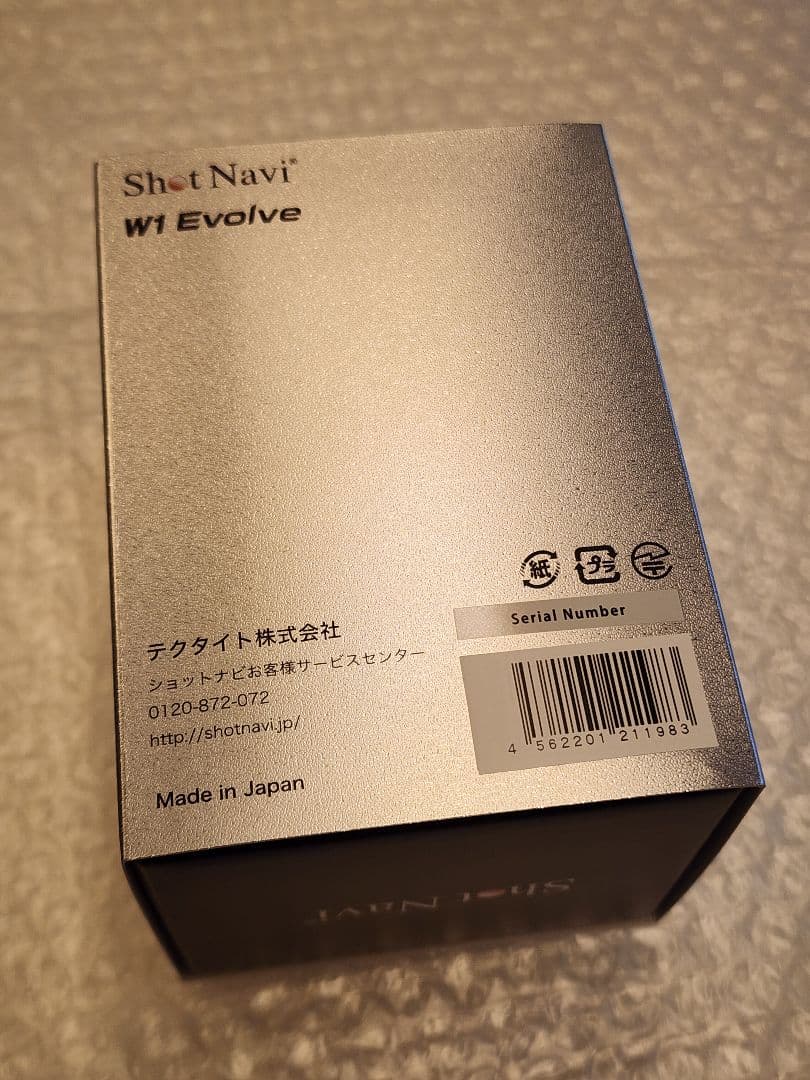 Shot Navi W1 Evolve ショットナビ　腕時計型GPSゴルフナビ