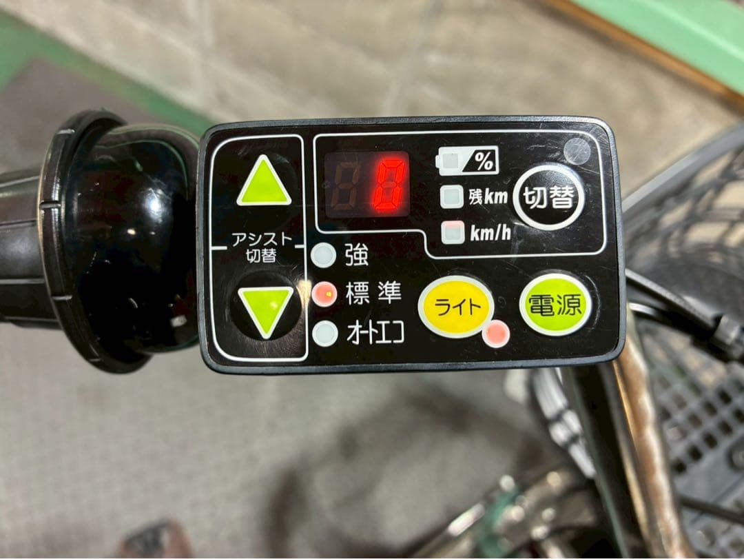 №8590電動自転車ブリヂストン アシスタ 24インチ ミントグリーン