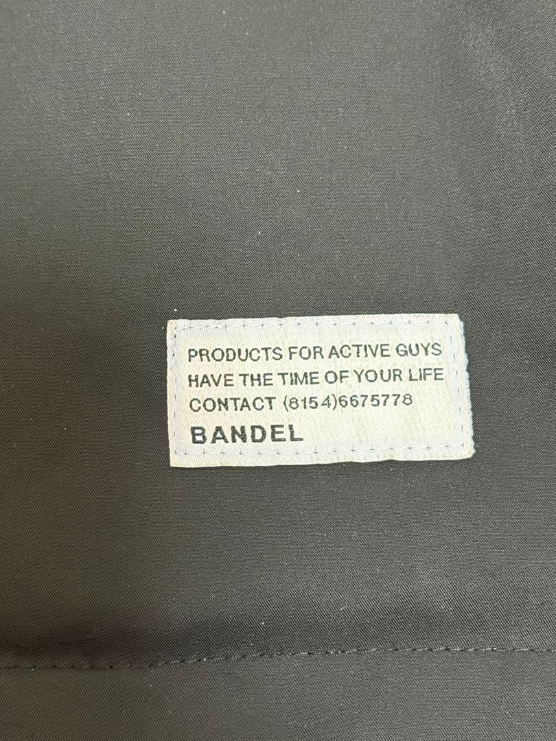 Bandel ブラック ハーフジップジャケット