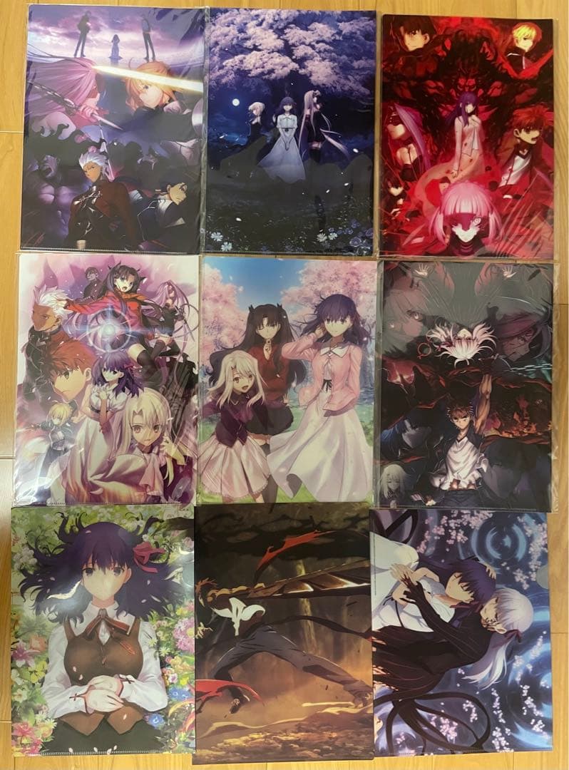 Fate 前売り フライヤー クリアファイル セット