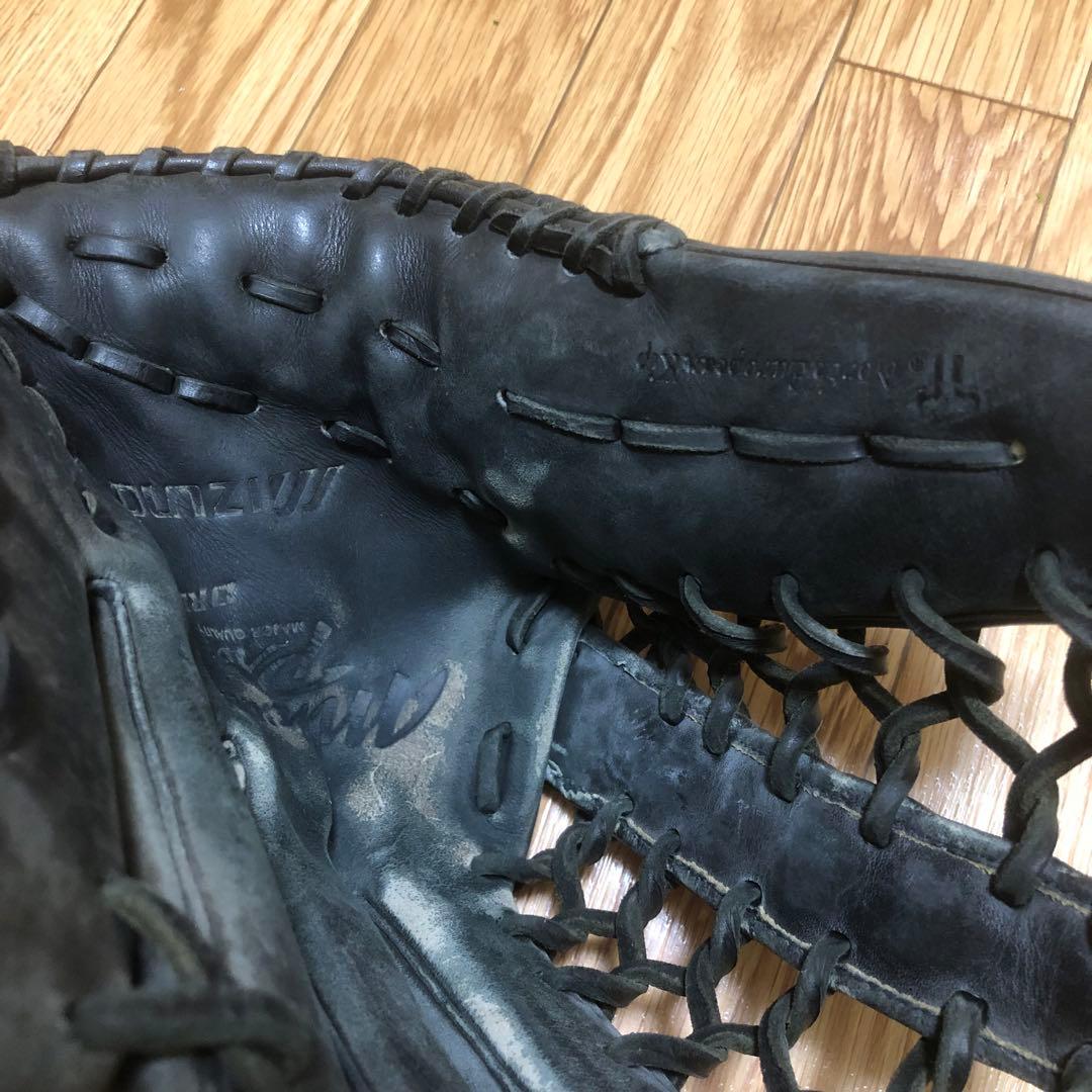 ミズノプロ Mizuno 硬式グローブ 黒 ノースヨーロピアンキップ オーダー