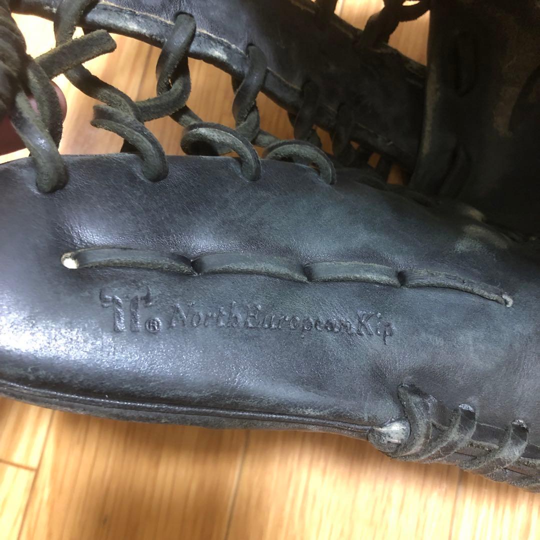 ミズノプロ Mizuno 硬式グローブ 黒 ノースヨーロピアンキップ オーダー