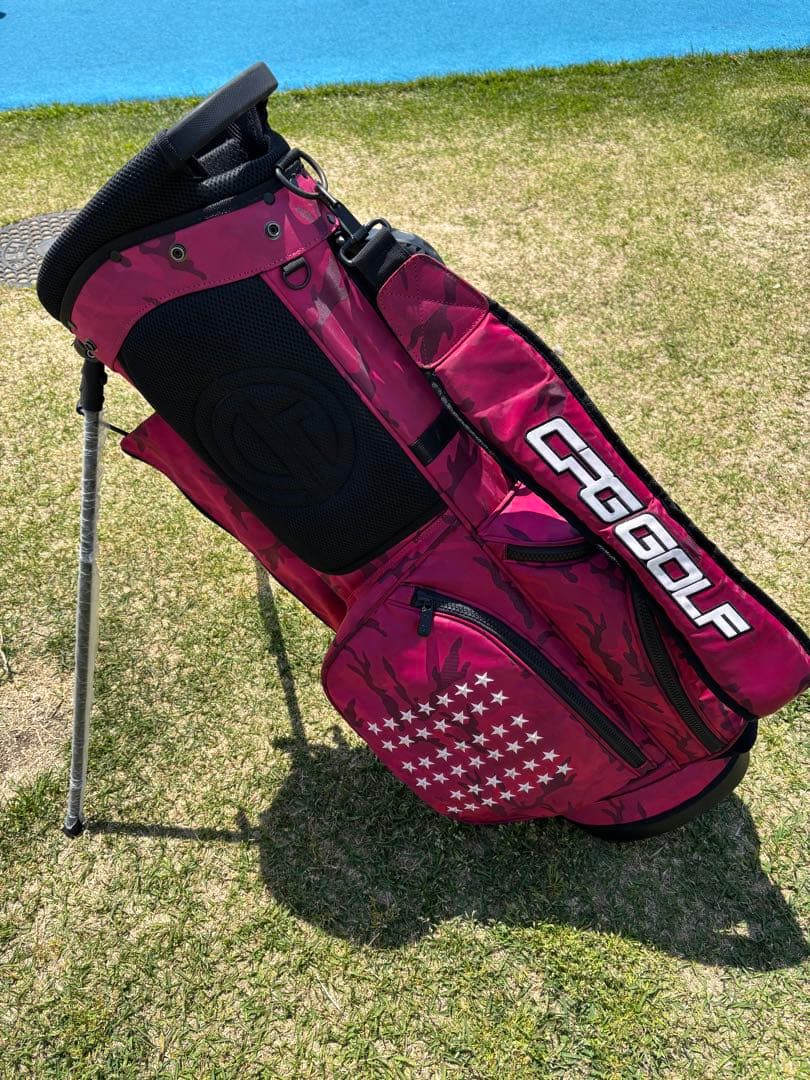 【美品】CPG GOLF キャディバッグ新品フードカバー・FW/UTカバー付き