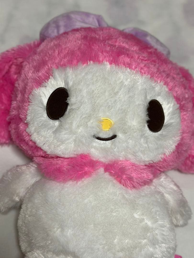 サンリオ　マイメロディ　パフパフマイメロディ　L ぬいぐるみ