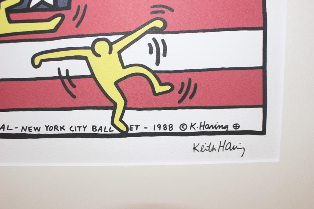 キース・ヘリング (American Flag)エスタンプリトグラフ