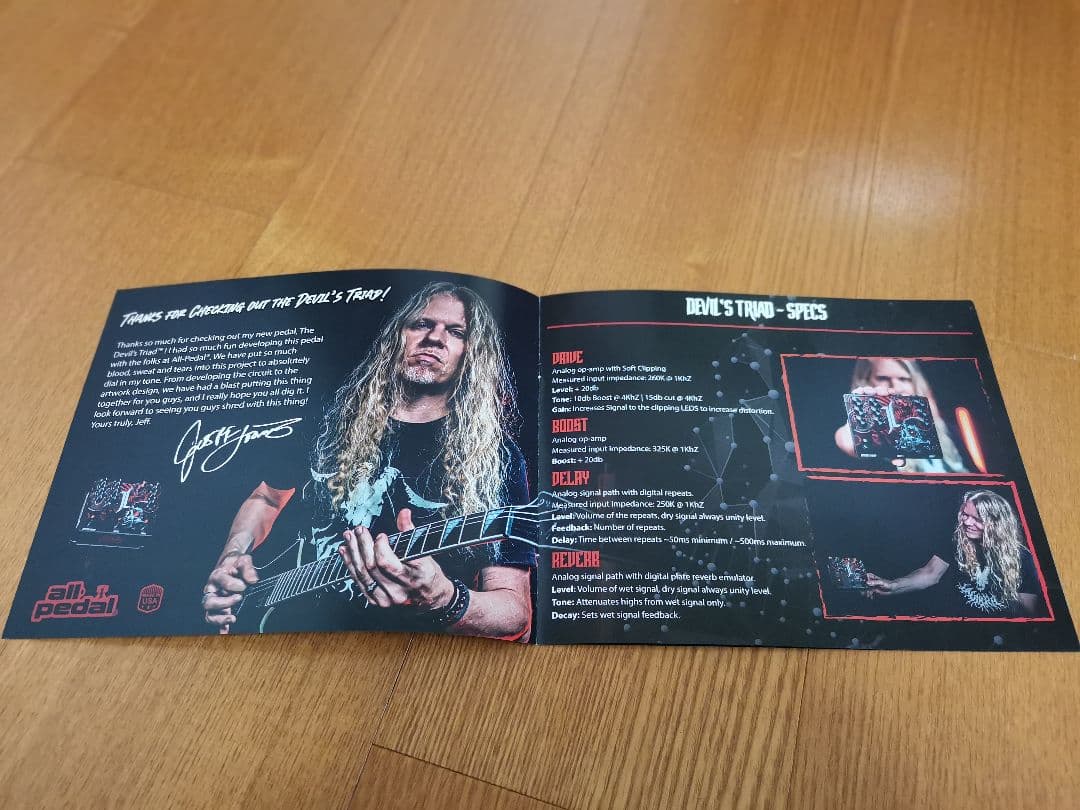 All Pedal Devils Triad Jeff Loomis モデル