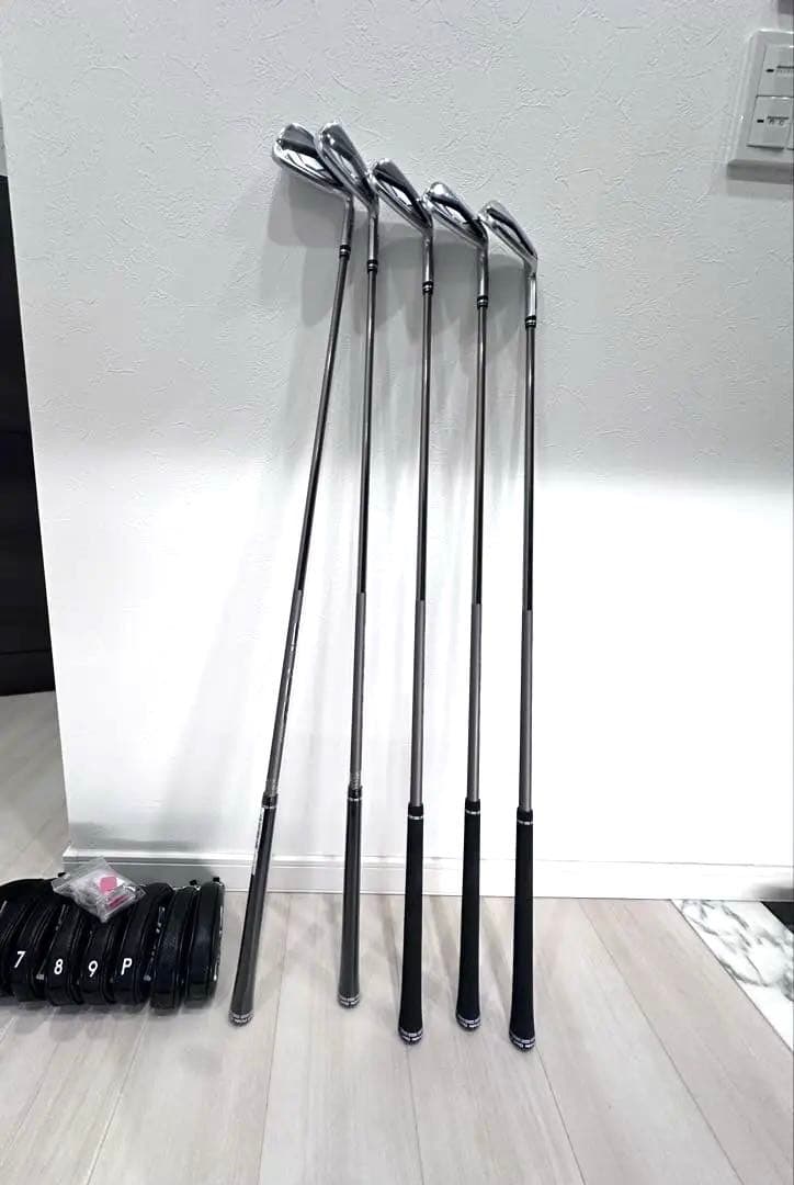 【2本新品】PING g440 アイアンセット 6〜W 5本セット　カバー付き