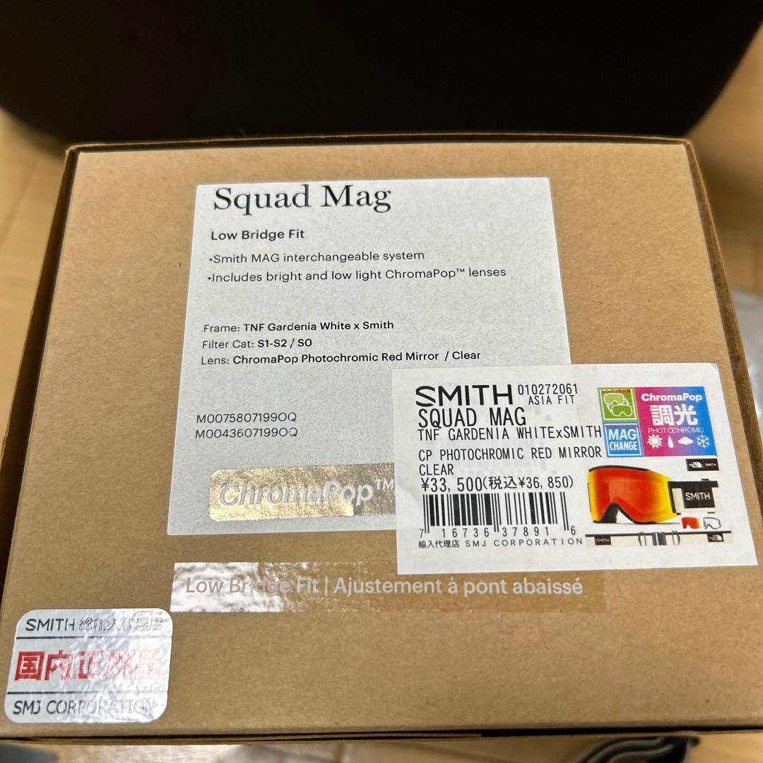 THE NORTH FACE SMITH ゴーグル Squad mag