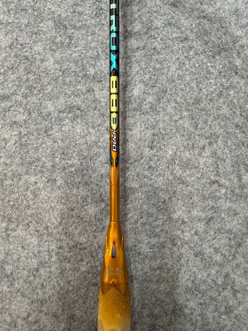 バドミントンラケット AX80-P サイズ5 オレンジ