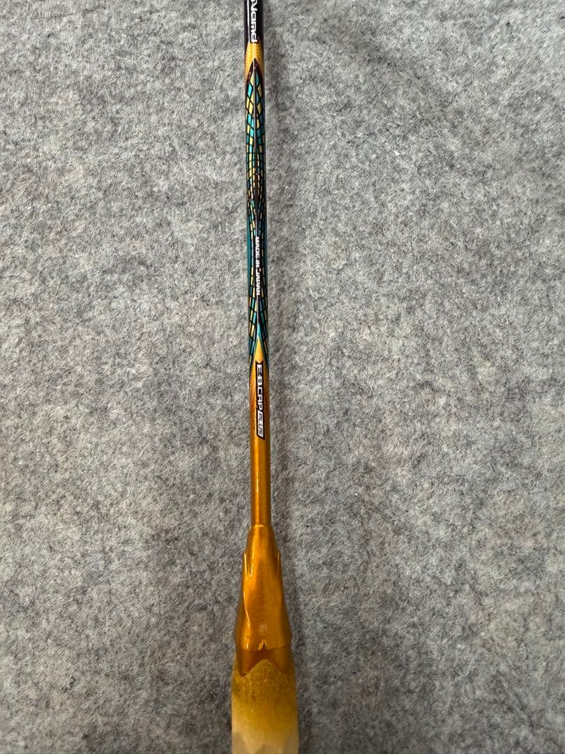 バドミントンラケット AX80-P サイズ5 オレンジ