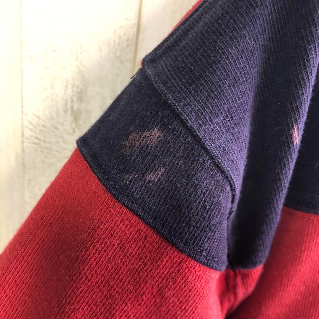 POLO ポロ ラルフローレン ポロジーンズ　ボーダー　ラガーシャツ　古着