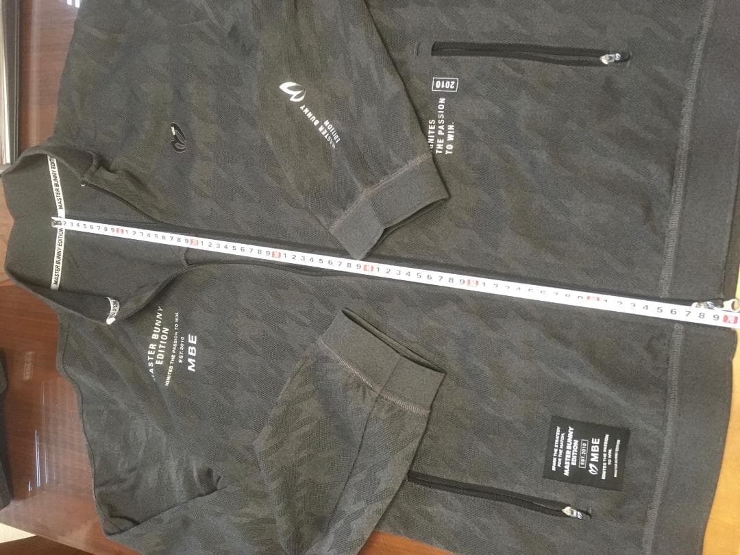 マスターバニー ダブルジップ ジャケット 美品 サイズ6 XL 夏用　薄生地