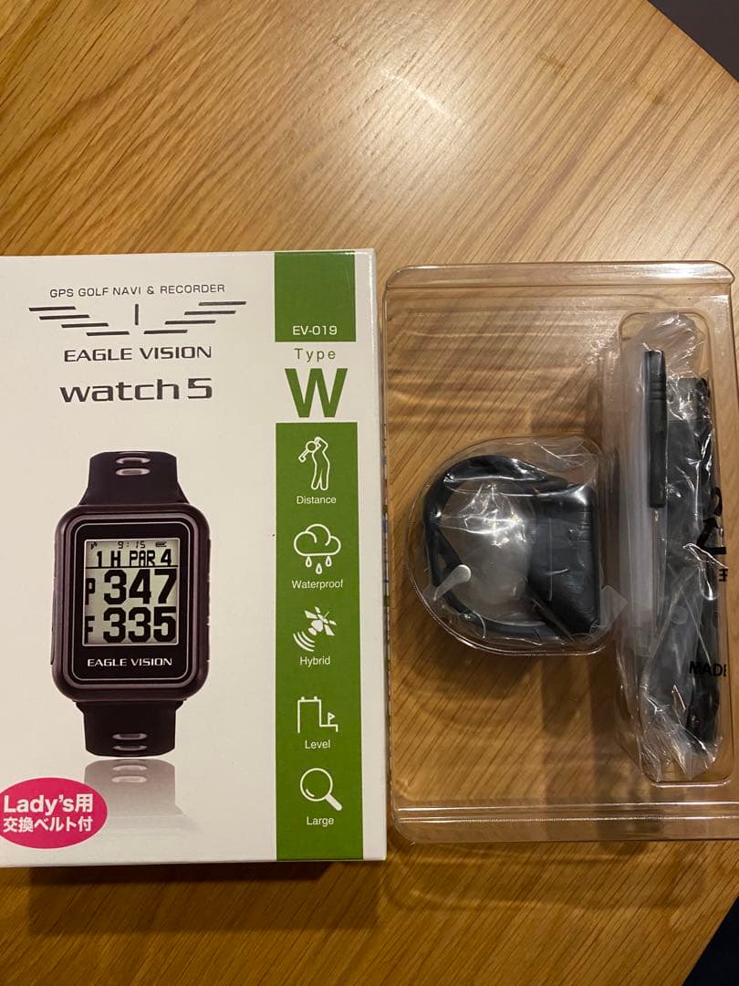 新品未使用/EAGLE VISION watch5 /腕時計型GPSゴルフナビ