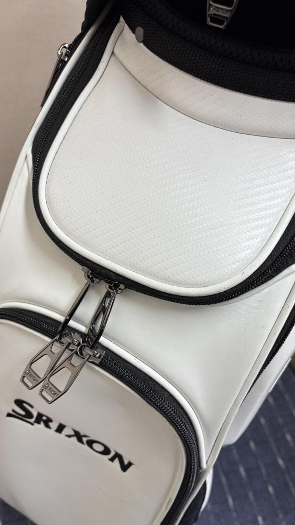 Srixon ホワイト キャディバッグ