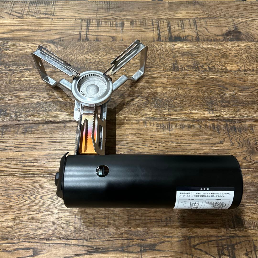 美品  peak ガスコンロGS-600BK