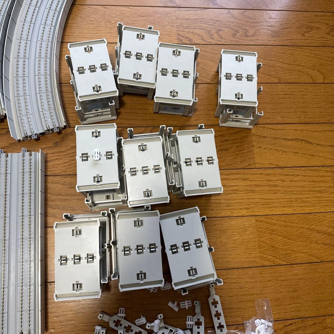Nゲージ 鉄道模型 レールと建物セット