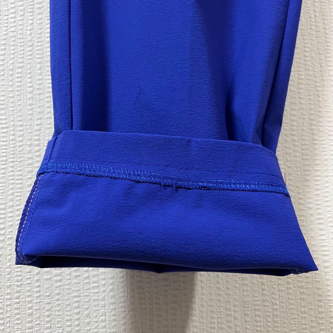 デサントゴルフ　スーパーストレッチナイロンパンツ　ウエスト85 ブルー　美品
