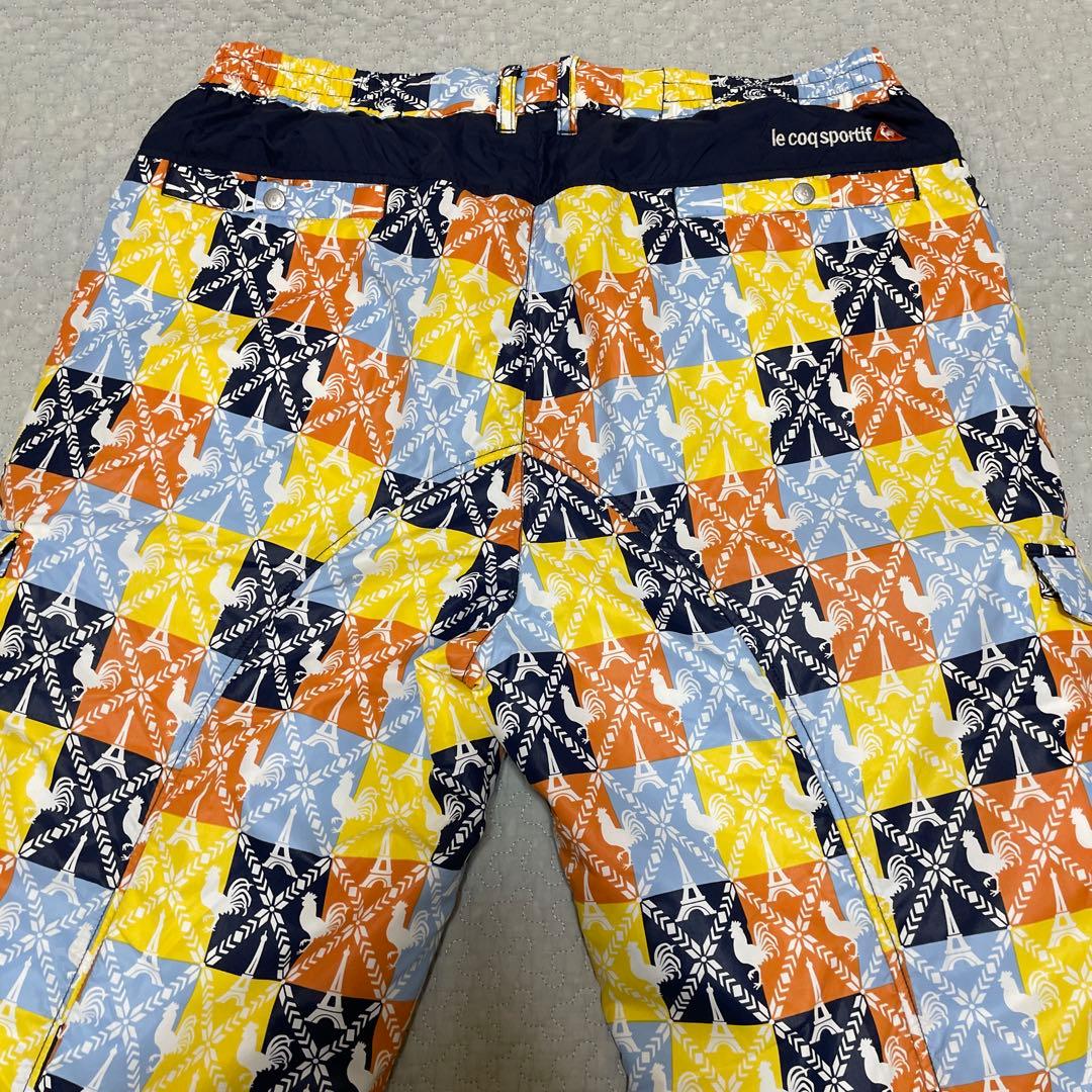le coq sportif golf ルコック 総柄 防寒中綿パンツ LL