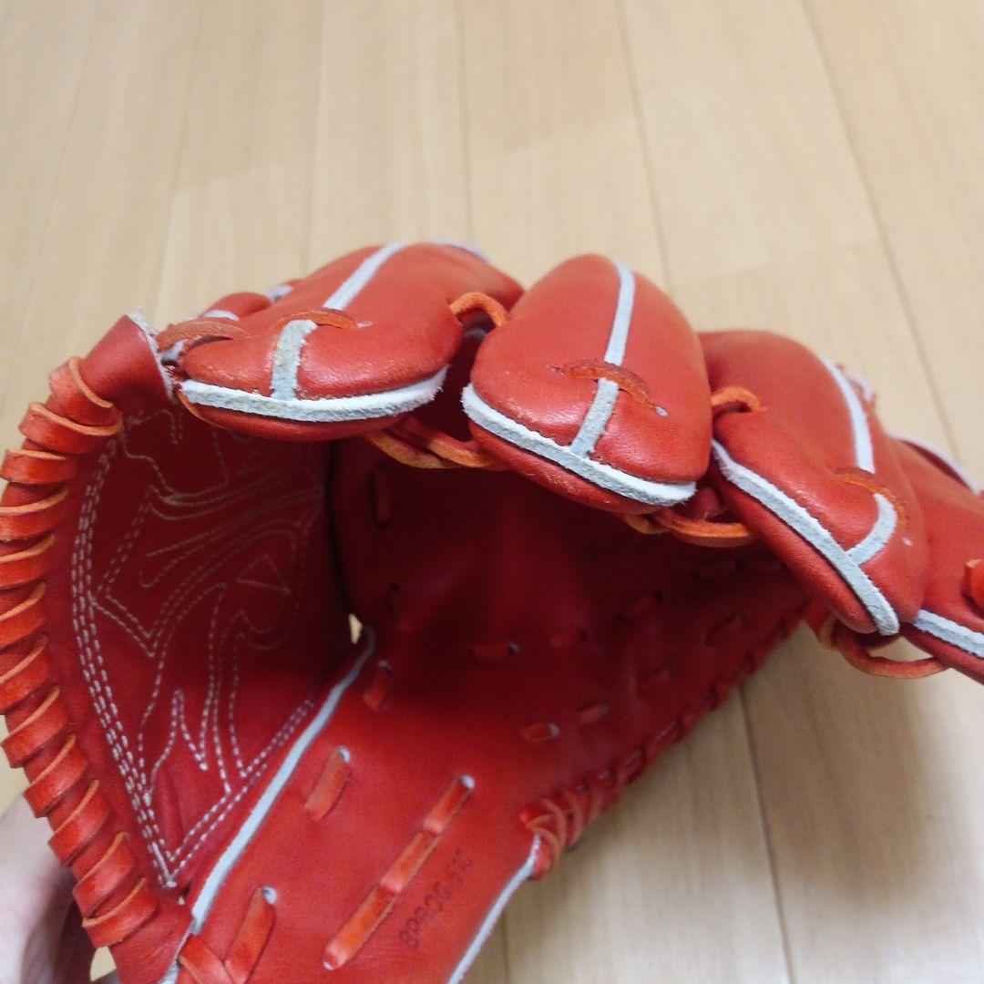 ZETT PROSTATUS 硬式グローブ レッド