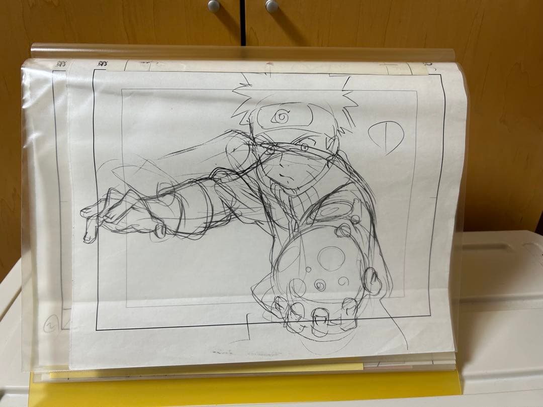 NARUTO-ナルト- 螺旋丸練習シーン アニメ原画|セル画 5枚セット