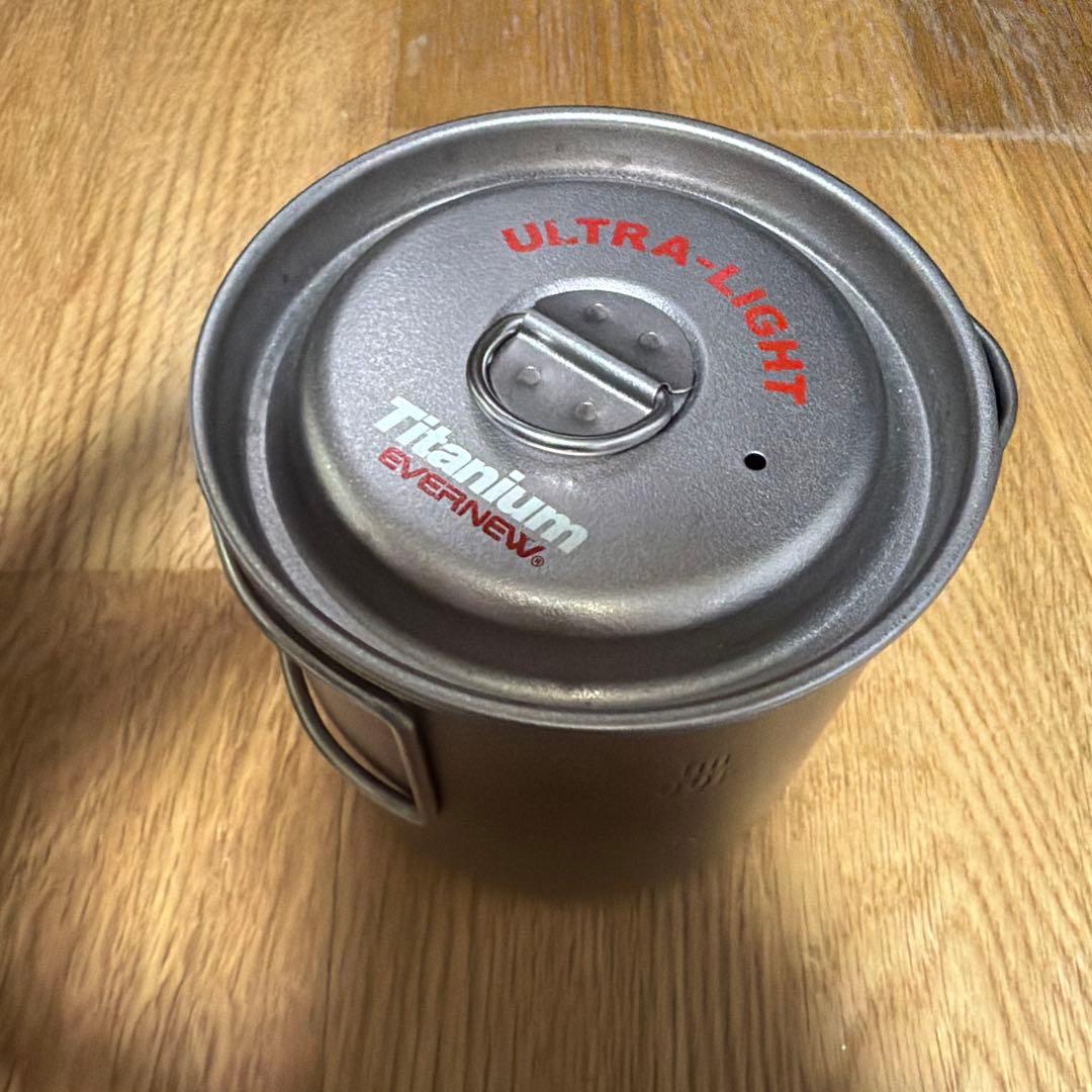 Evernew アルスト、Ti Mug pot500、Ti Mug pot900
