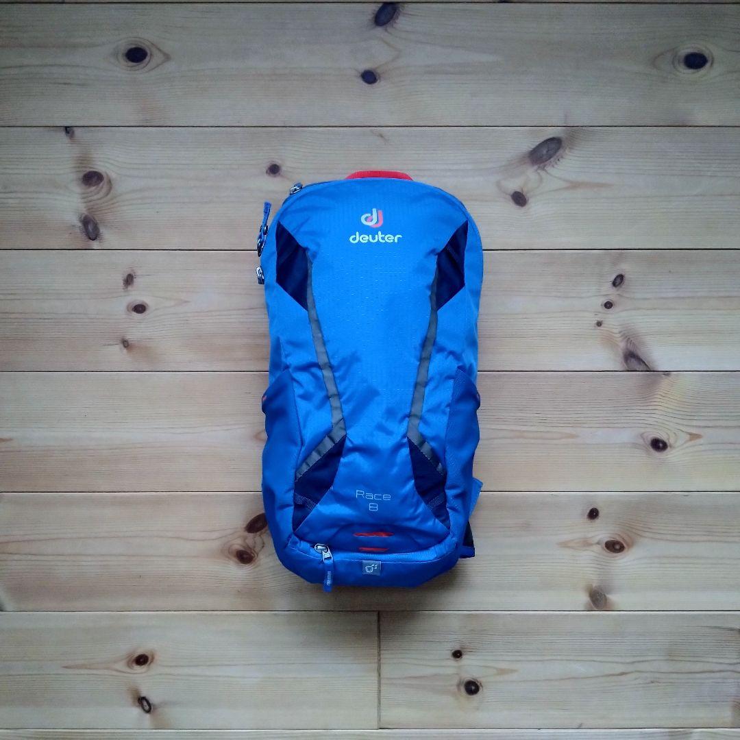 【美品】deuter／Race 8／アジュール ラピス／廃盤モデル／一回使用