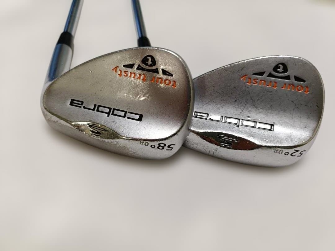 コブラTourTrusty2014 ウェッジ(52.58)2本セット＆おまけ３W